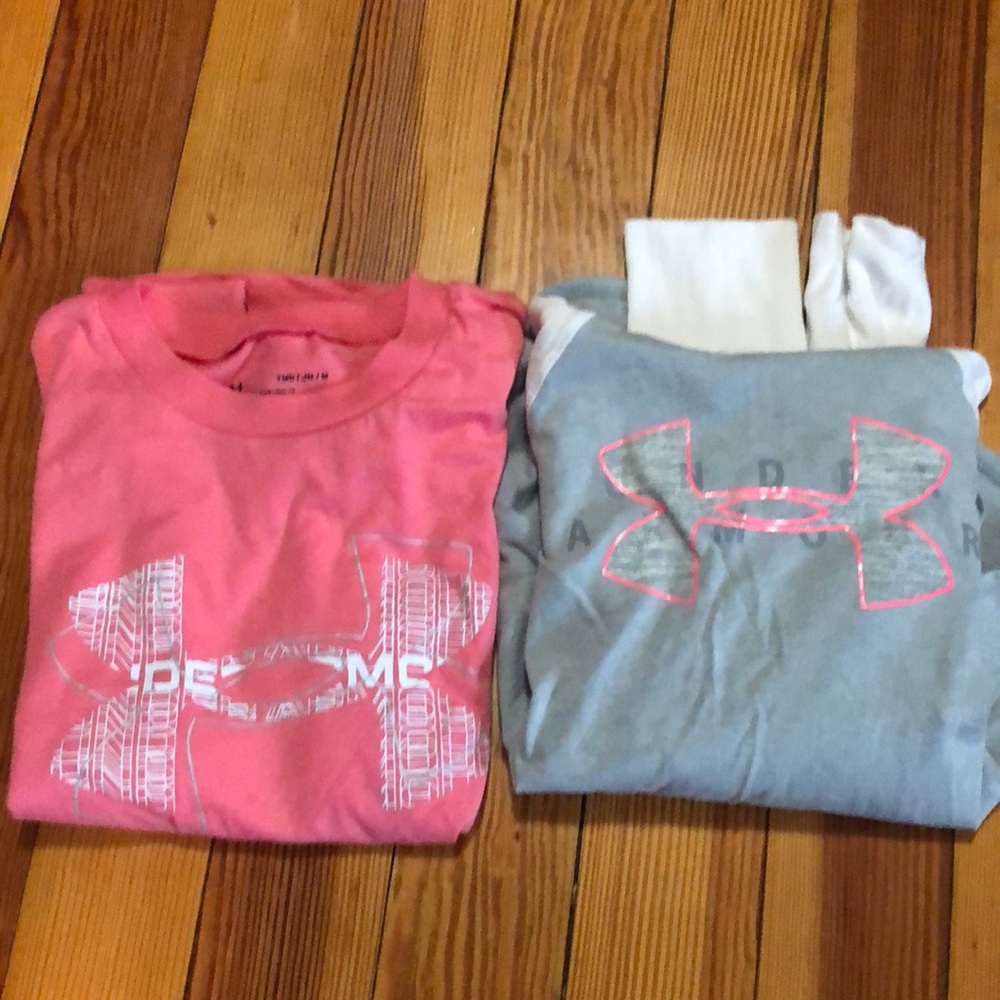 Girls Under Armour long sleeve shirts